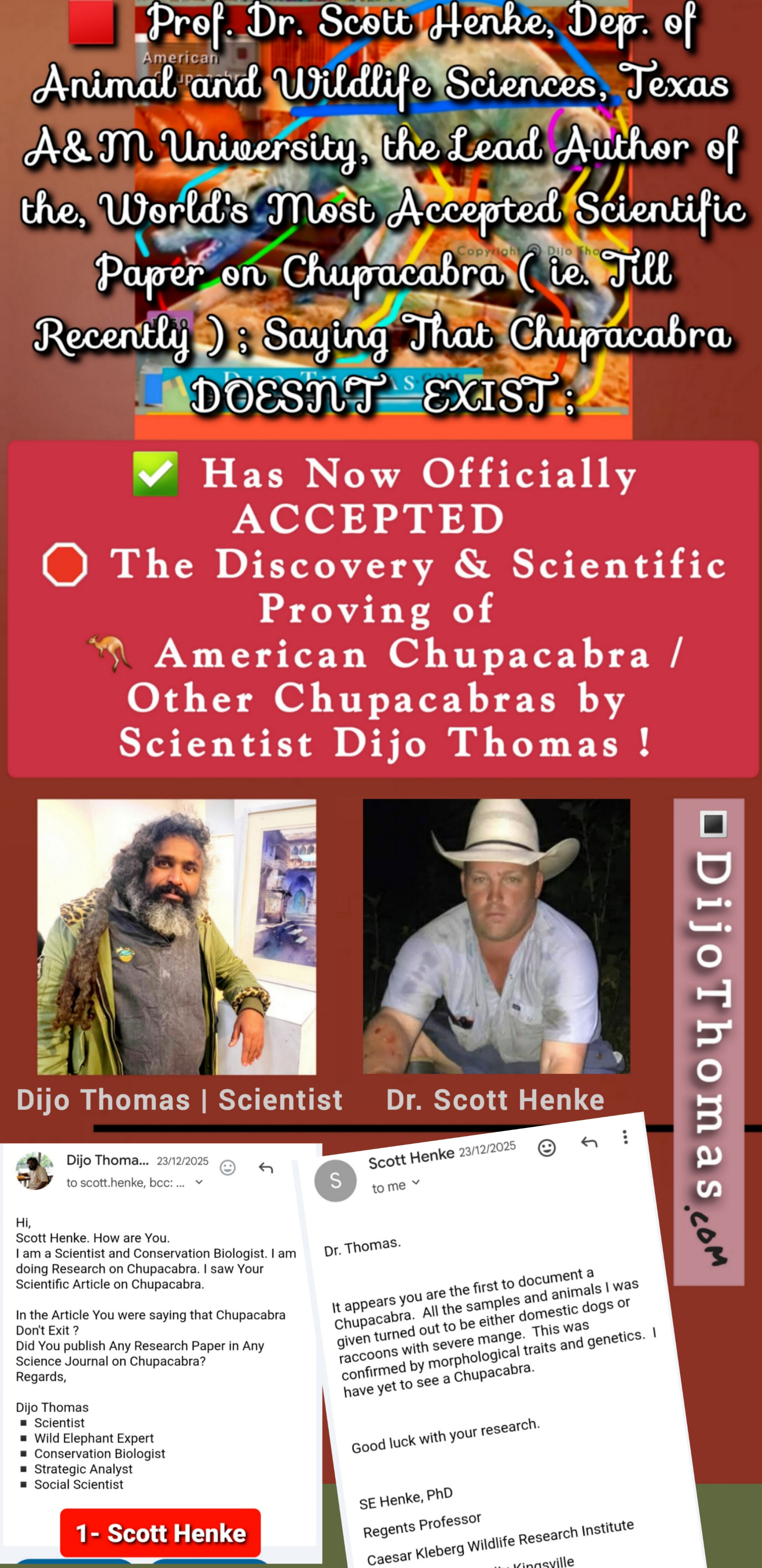 Chupacabra, Scott Henke, Dijo Thomas , USA 